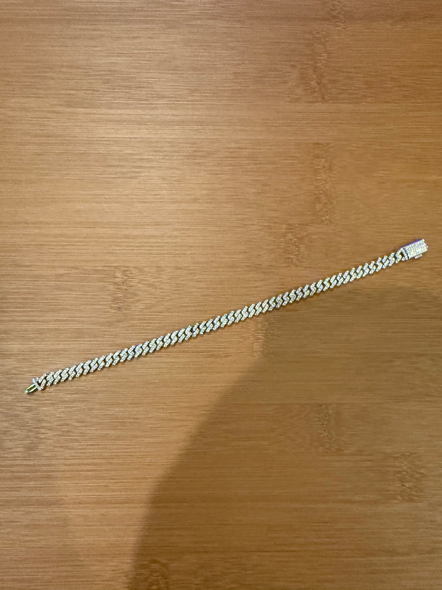 Moissanite Cuban Bracelet