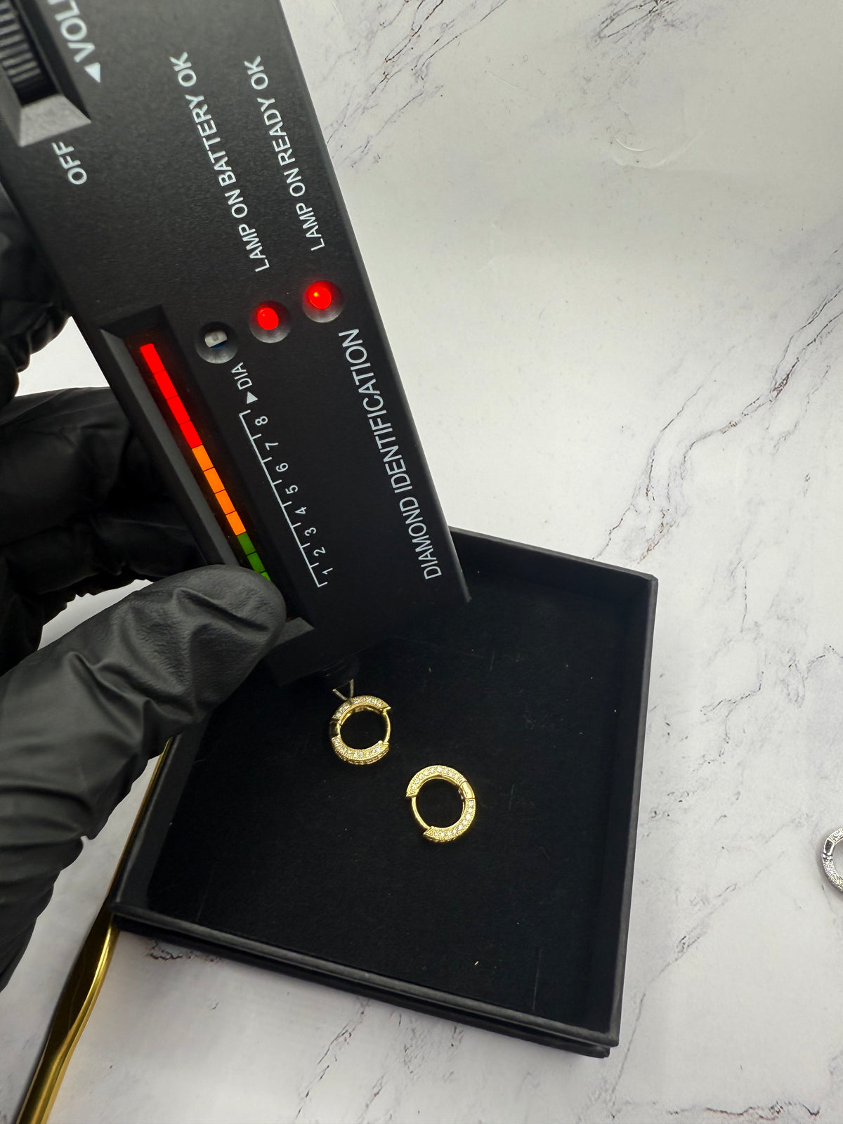 Cluster Hoop earrings