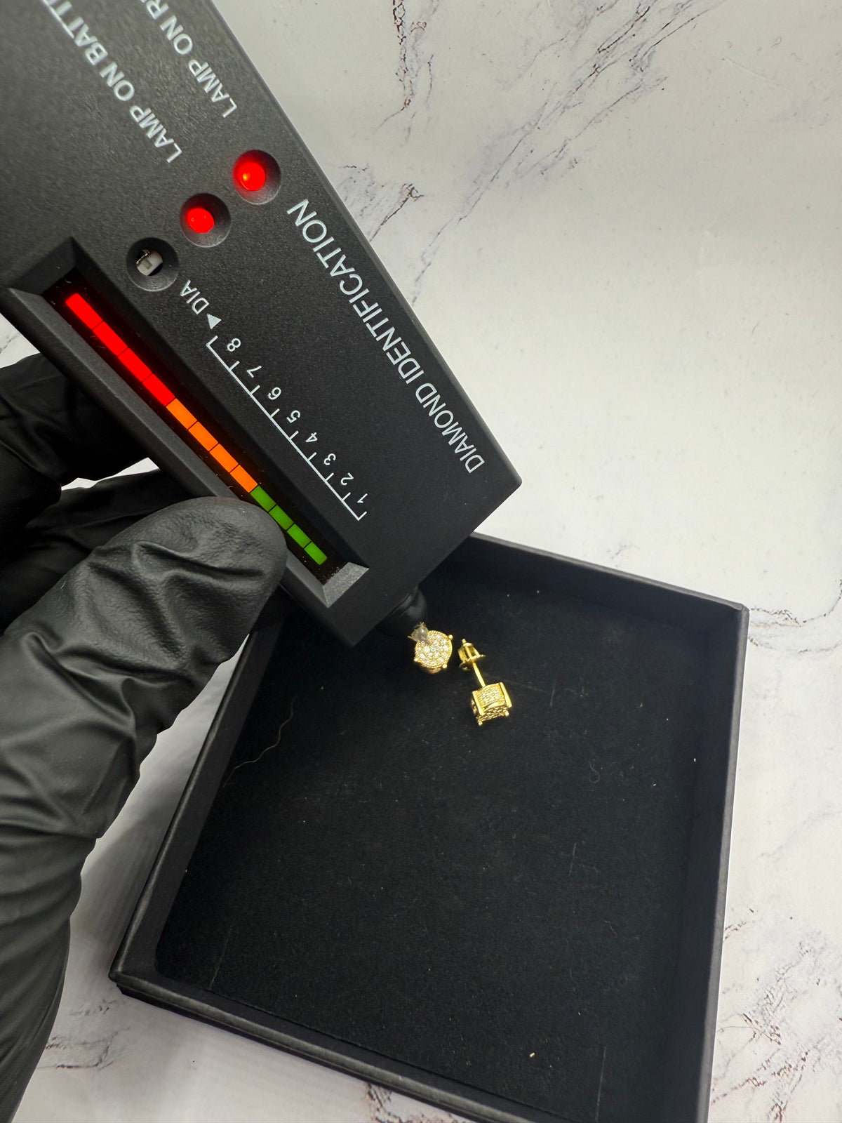 Moissanite Cubic Stud Earrings