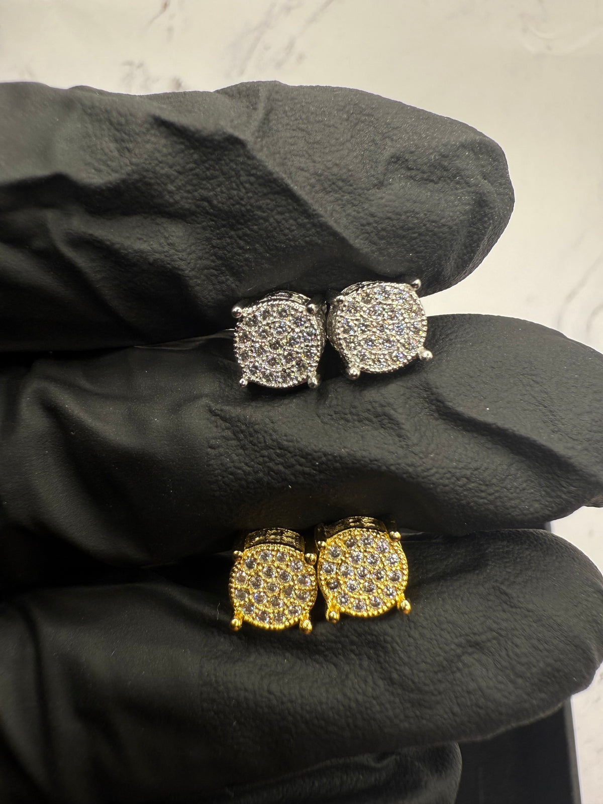 Moissanite Cubic Stud Earrings