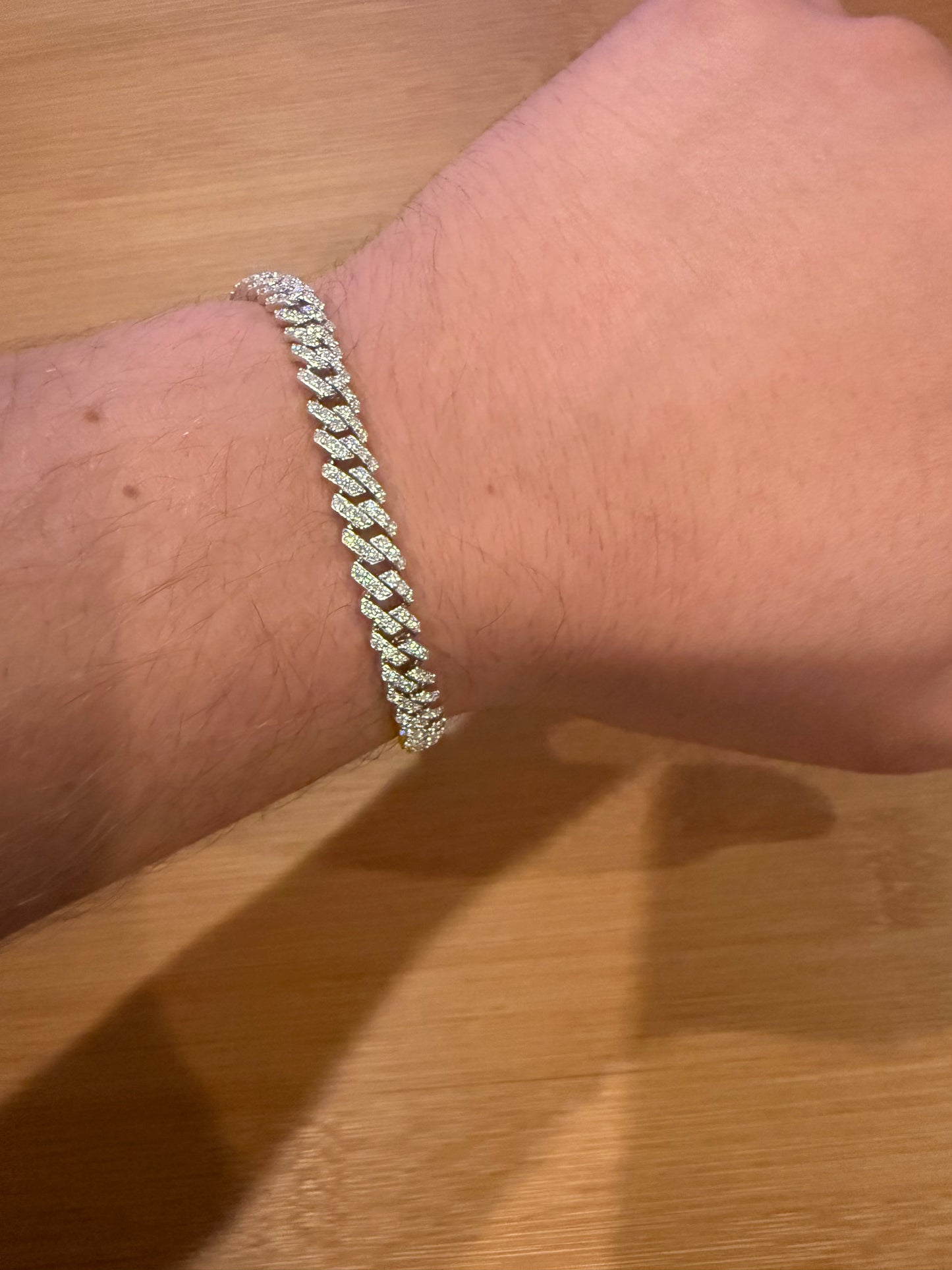 Moissanite Cuban Bracelet