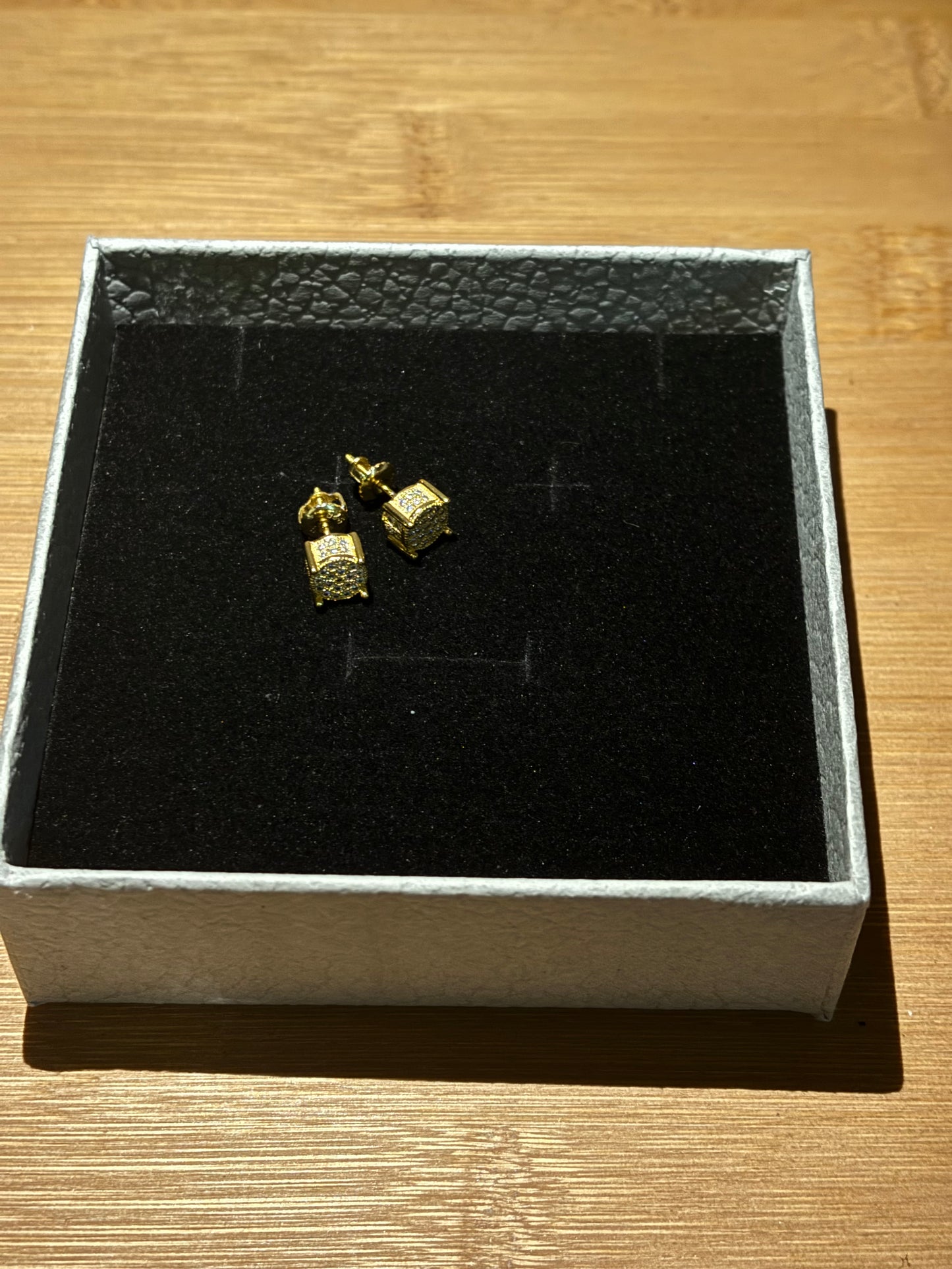 Cubic Stud Earrings