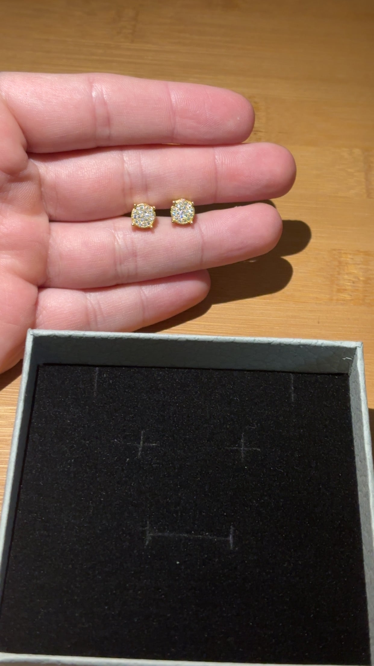 Cubic Stud Earrings