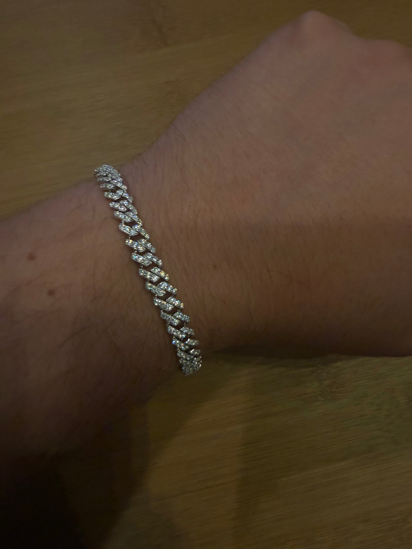 Moissanite Cuban Bracelet