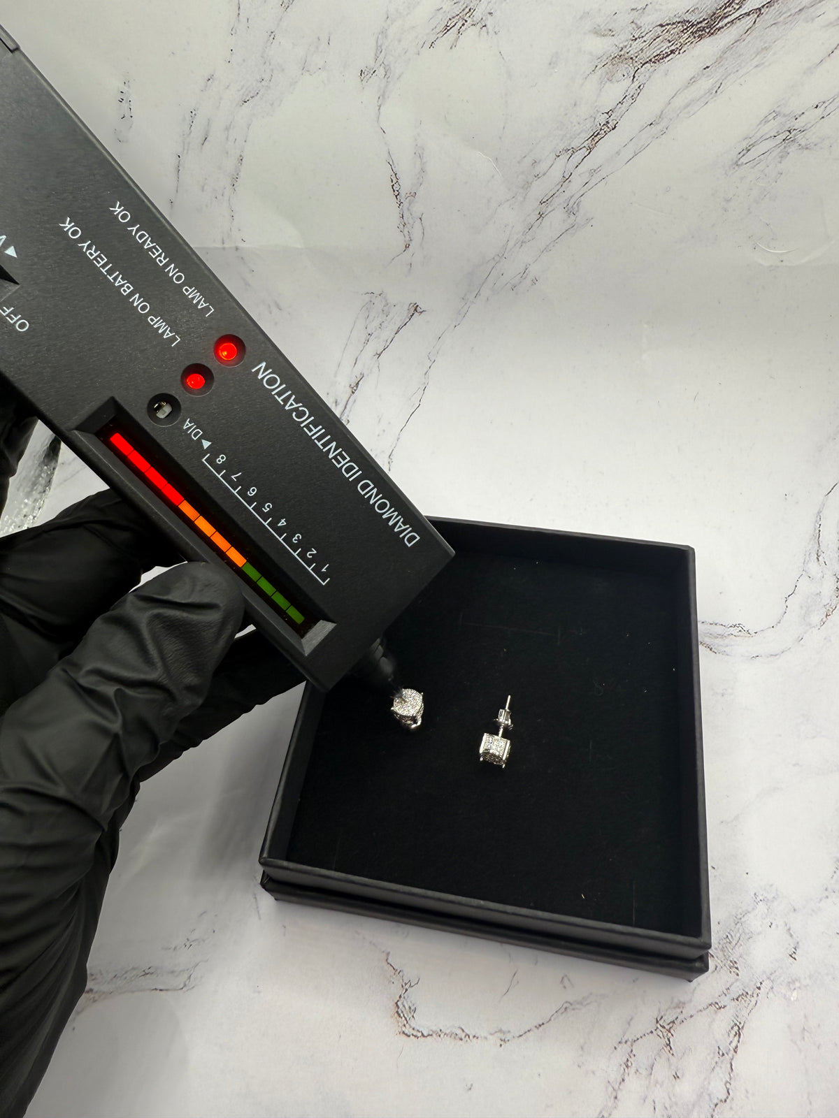 Moissanite Cubic Stud Earrings