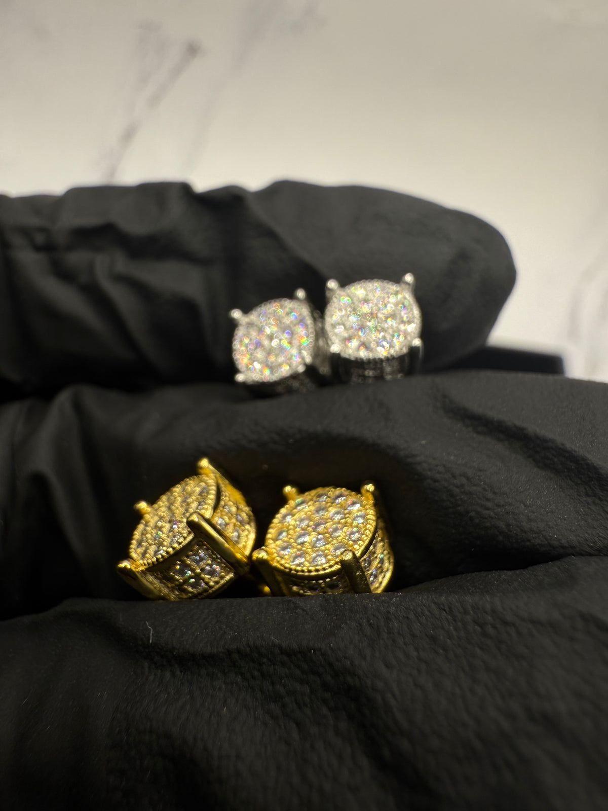 Moissanite Cubic Stud Earrings