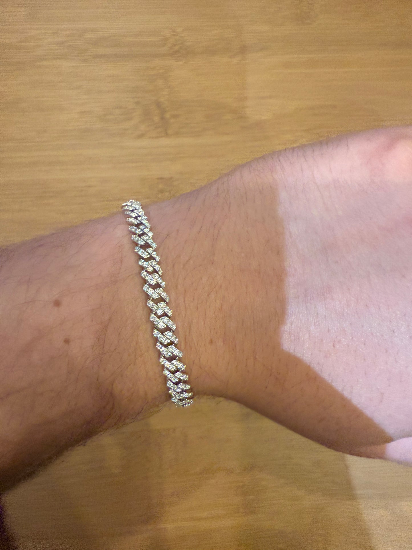 Moissanite Cuban Bracelet