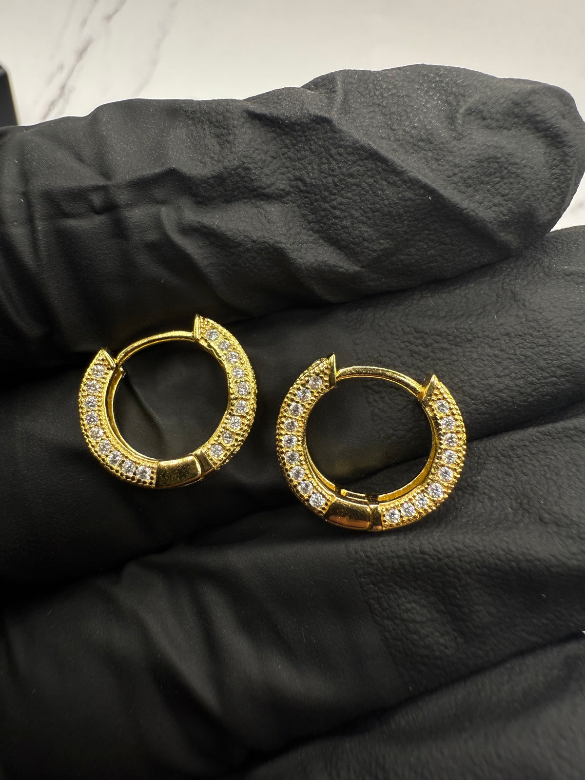 Cluster Hoop earrings