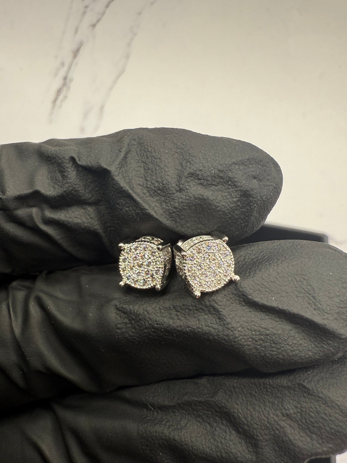 Moissanite Cubic Stud Earrings