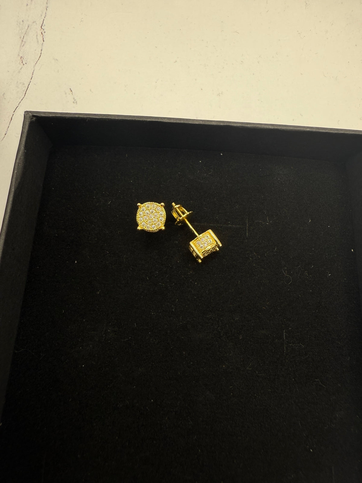 Moissanite Cubic Stud Earrings