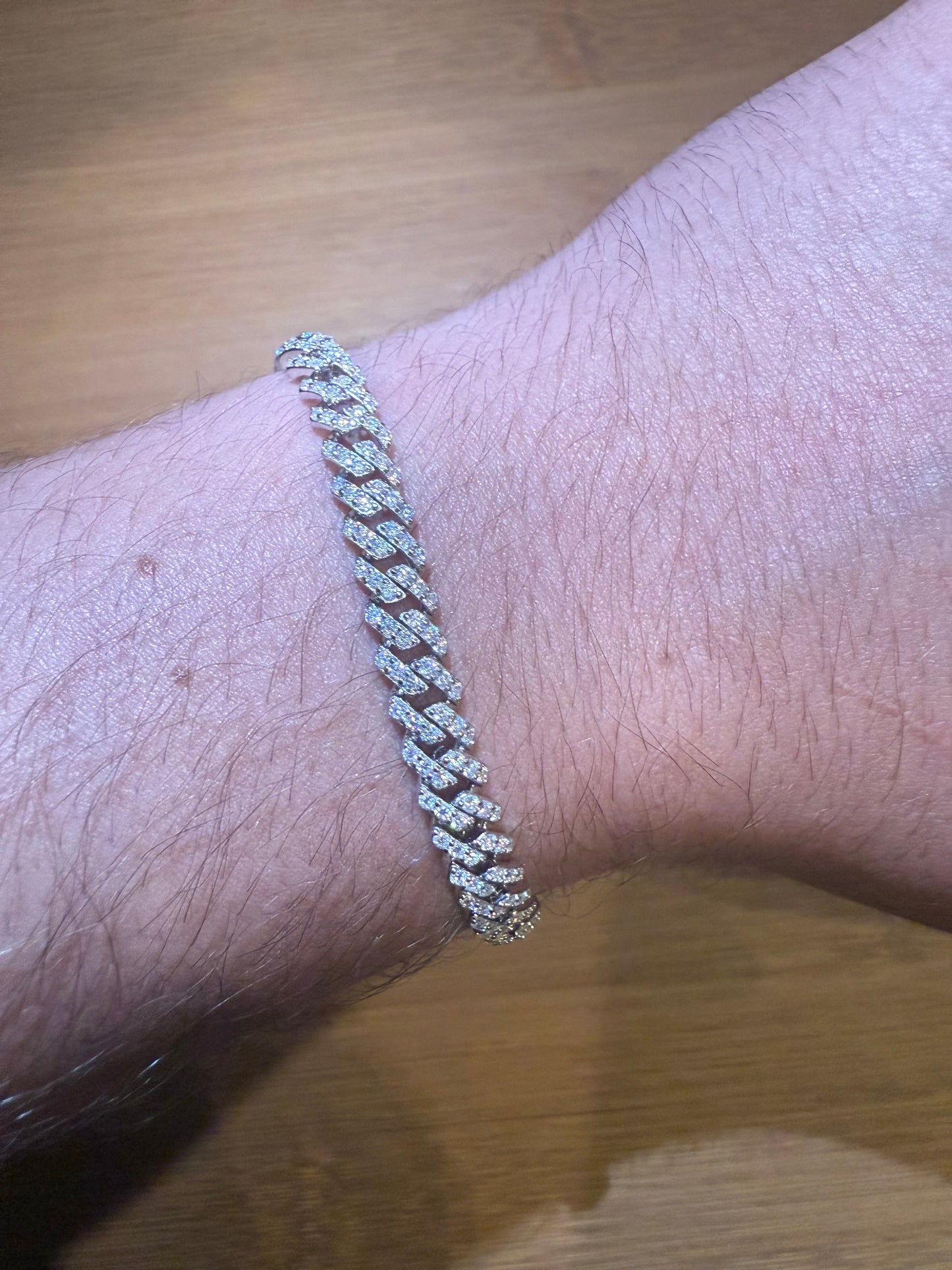 Moissanite Cuban Bracelet
