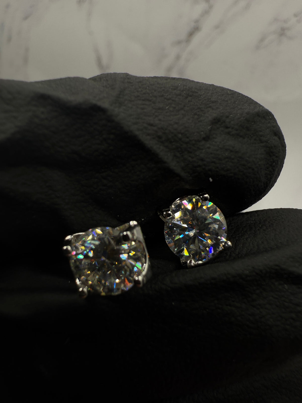 Moissanite Oval Cut Earrings
