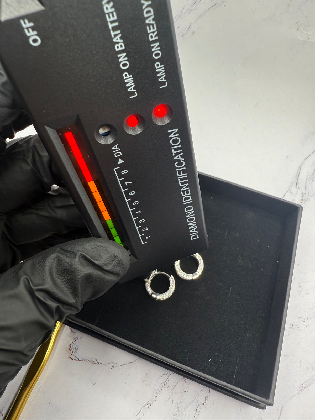 Cluster Hoop earrings