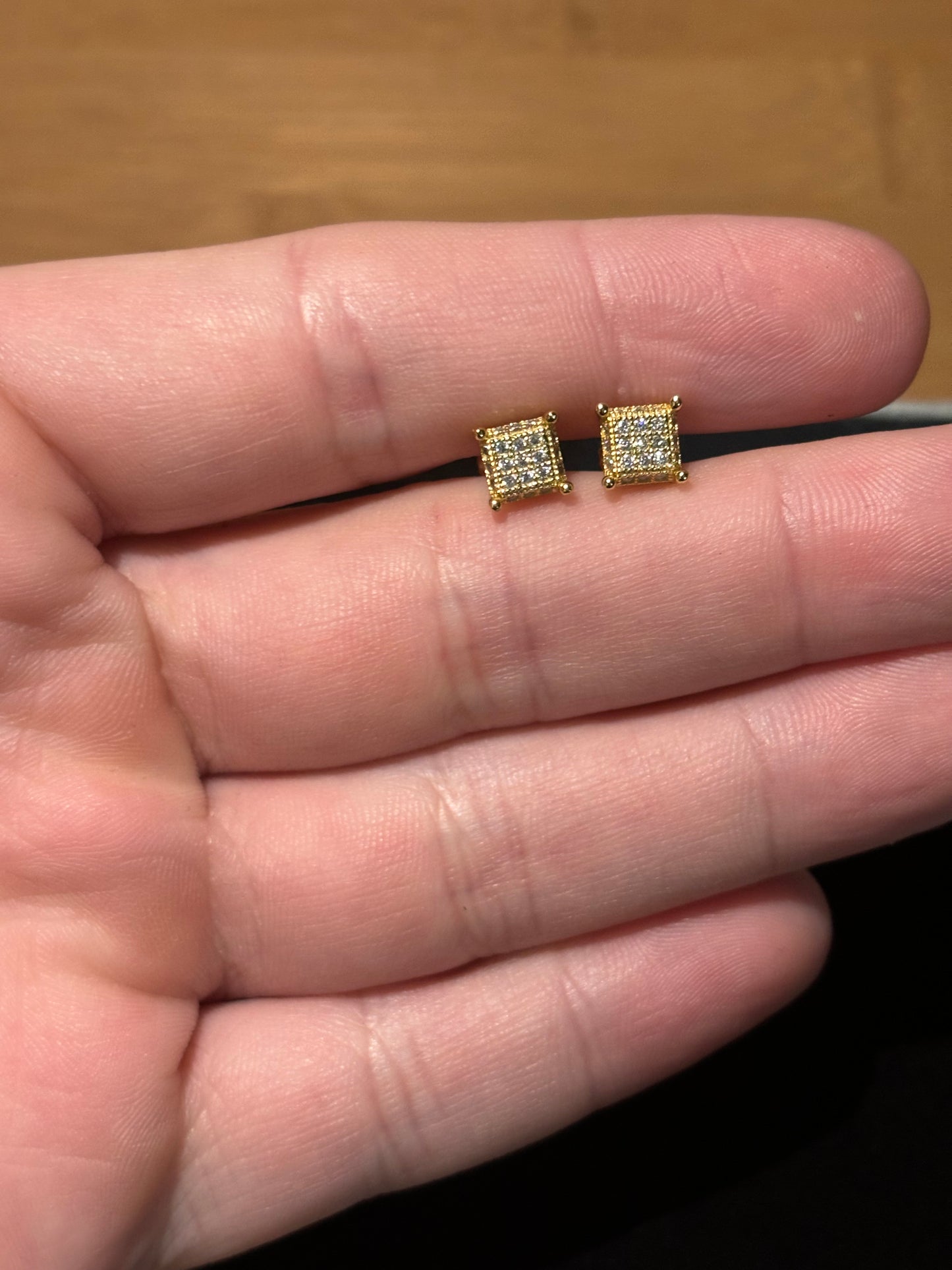 Cubic Stud Earrings