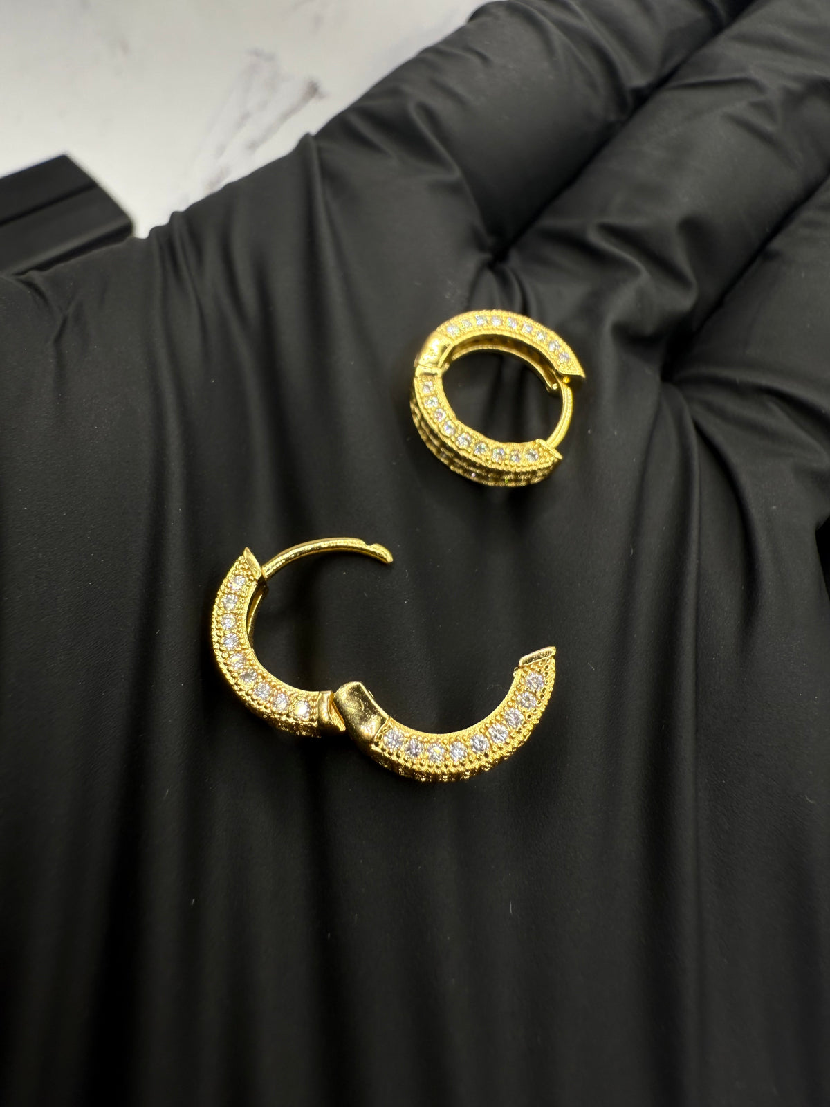 Cluster Hoop earrings