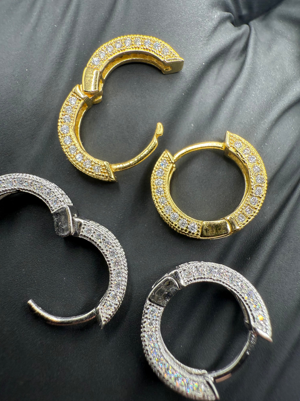 Cluster Hoop earrings