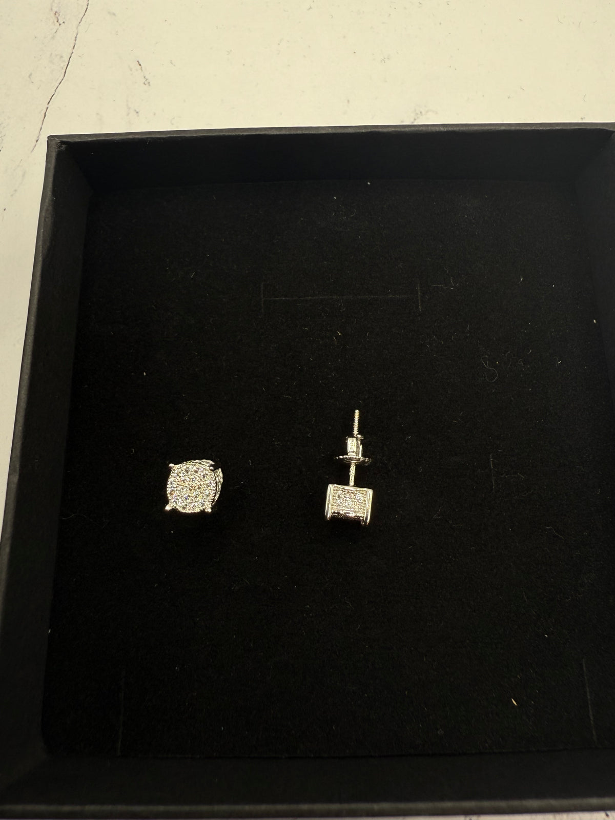 Moissanite Cubic Stud Earrings