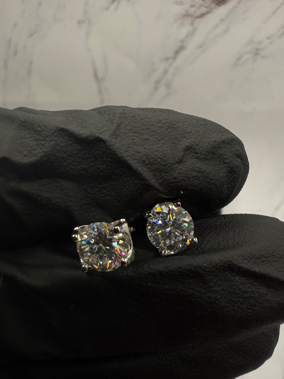 Moissanite Oval Cut Earrings